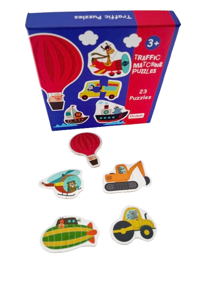Puzzle din carton, Model Vehicule, 48piese, Varsta 3 ani + - 4 | YEO