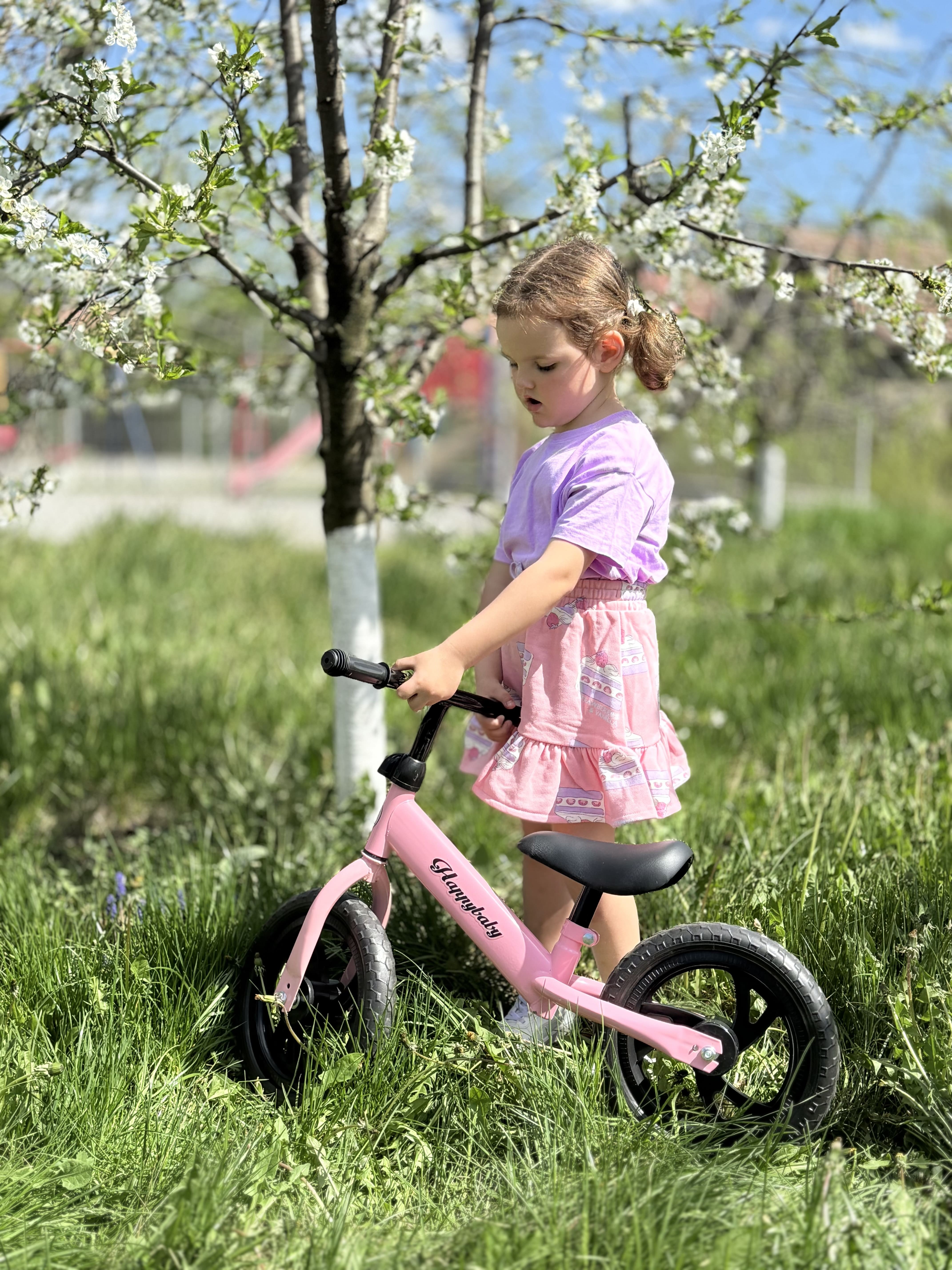 Bicicleta Fara Pedale Pentru Copii, Roz - 2 | YEO