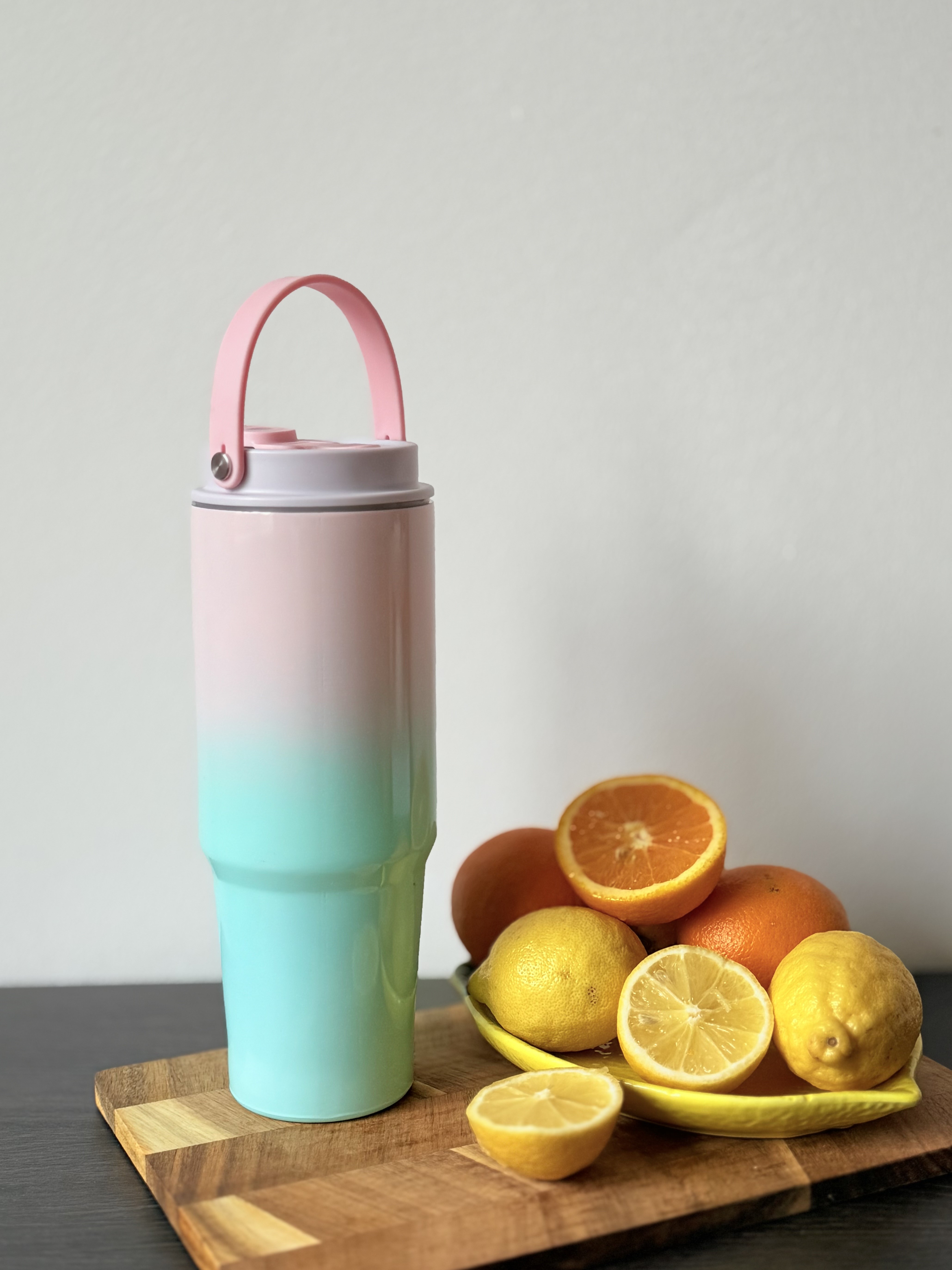 Termos Multicolor, Otel Inoxidabil, cu Pai si Maner, Model 1, 900 ml