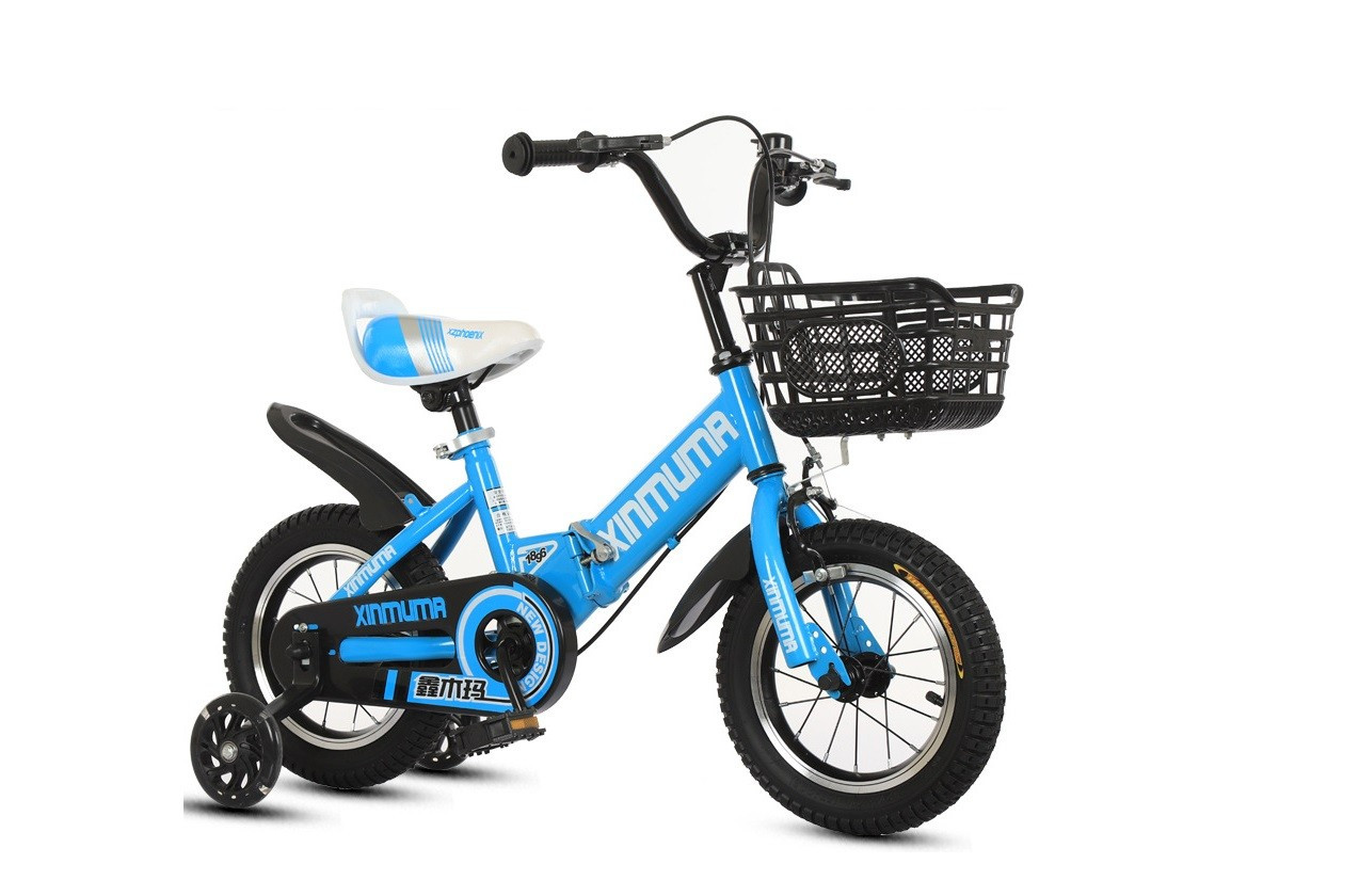 Bicicleta 14 inch , pentru copii 3-6 ani, roti ajutatoare cu luminite