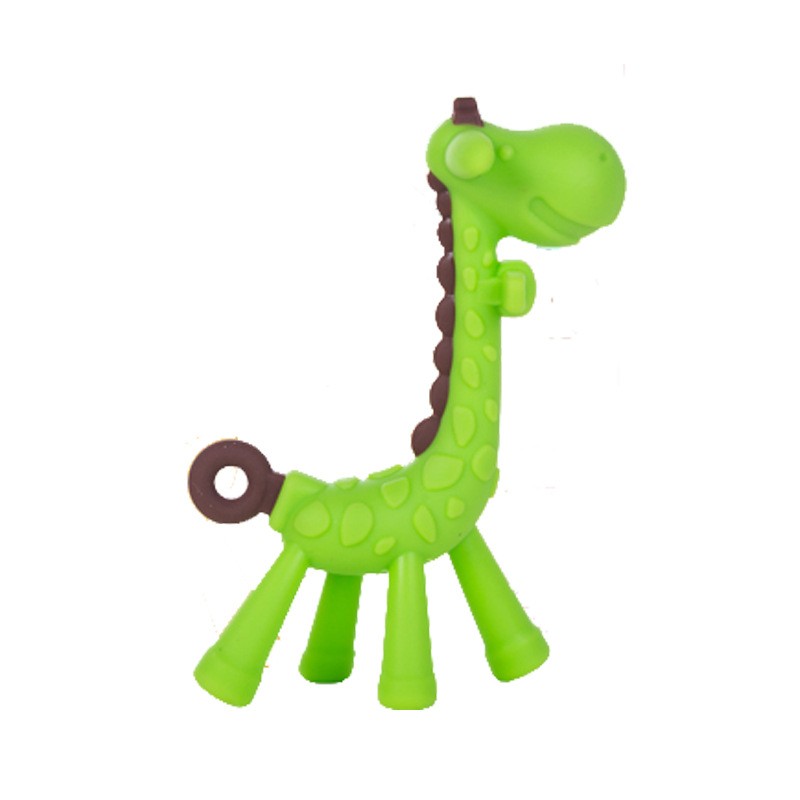 Jucarie Dentitie Bebelusi, Girafa Verde