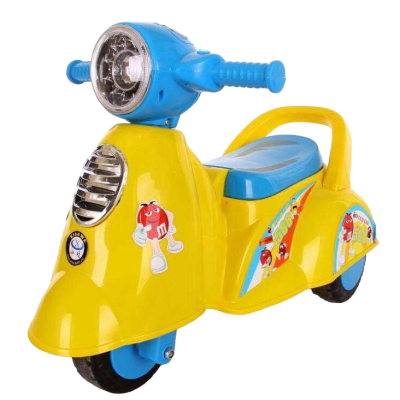 Motocicleta Pentru Copii Mini m&m Fara Pedale, Galben