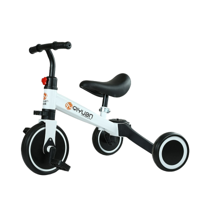 Bicicleta 3 in 1 Pentru Copii, Multifunctionala, Alb/Negru