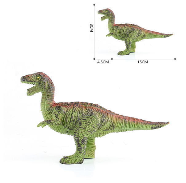 Figurina Dinozaur Model 11, Plastic, 17 cm, 2 ani+