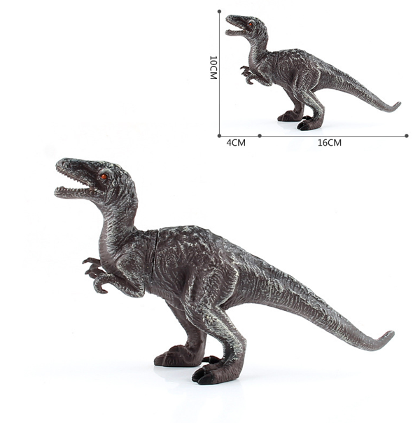 Figurina Dinozaur Model 3, Plastic, 17 cm, 2 ani+
