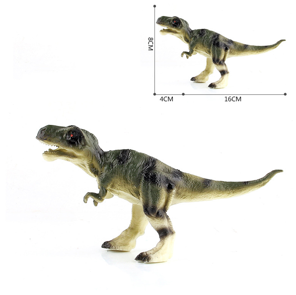 Figurina Dinozaur Model 2, Plastic, 16 cm, 2 ani+