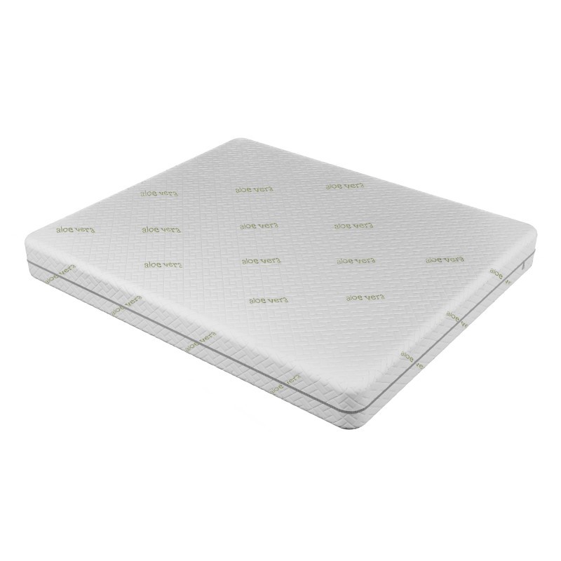 Topper Aloe Vera cu Husa Detasabila 19 cm H, 160x200 cm